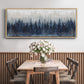 Misty Indigo Forest - Floater Framed Canvas Print