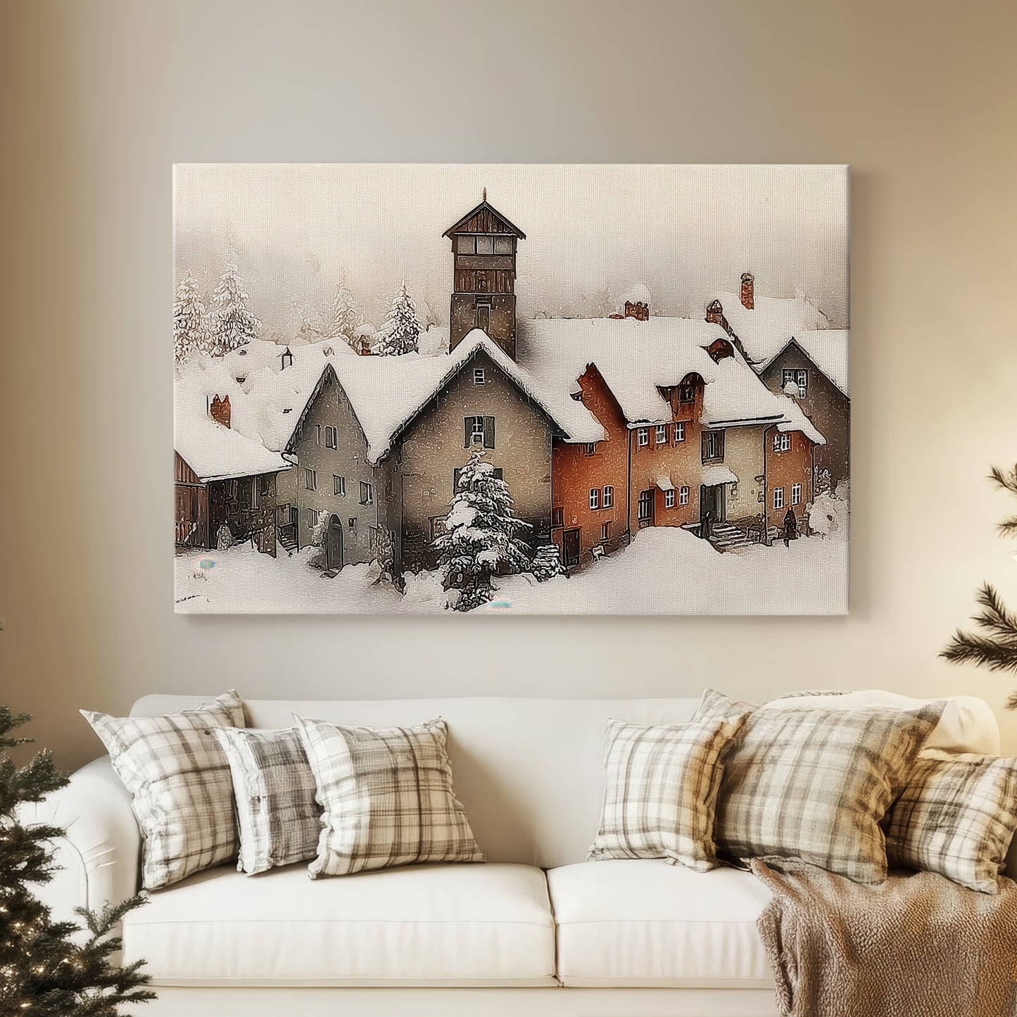 Twilight of Gilded Night - Canvas Art Print