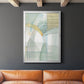 Mint Reflection I - Modern Framed Canvas Print