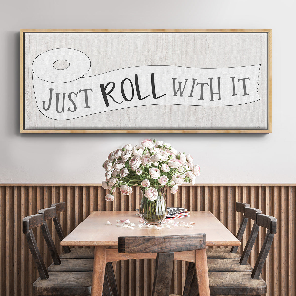 Just Roll - Floater Framed Canvas Print