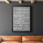 Neutral Kitchen Rules - Modern Framed Canvas Print