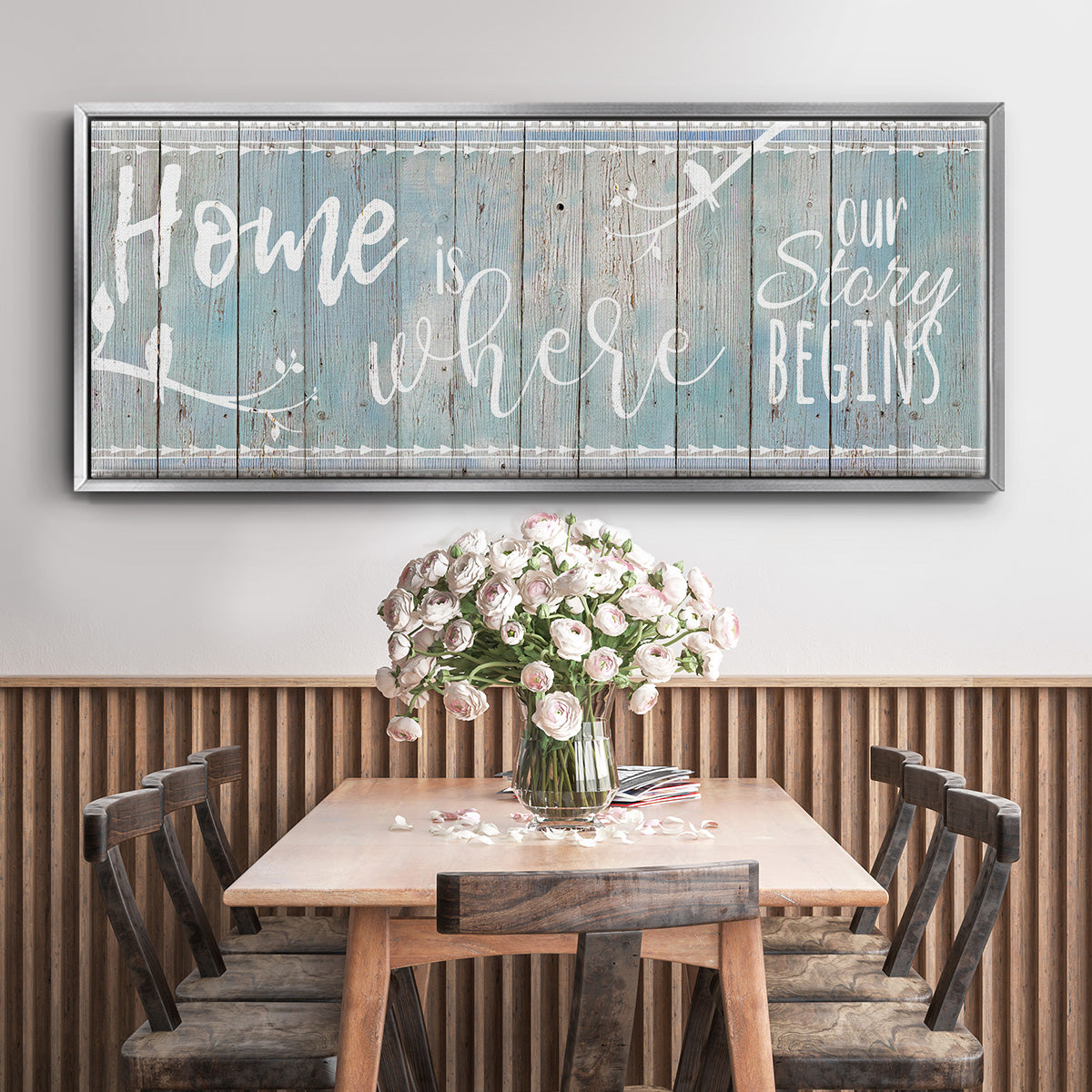 Home Story - Floater Framed Canvas Print