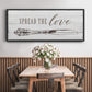 Spread the Love - Floater Framed Canvas Print