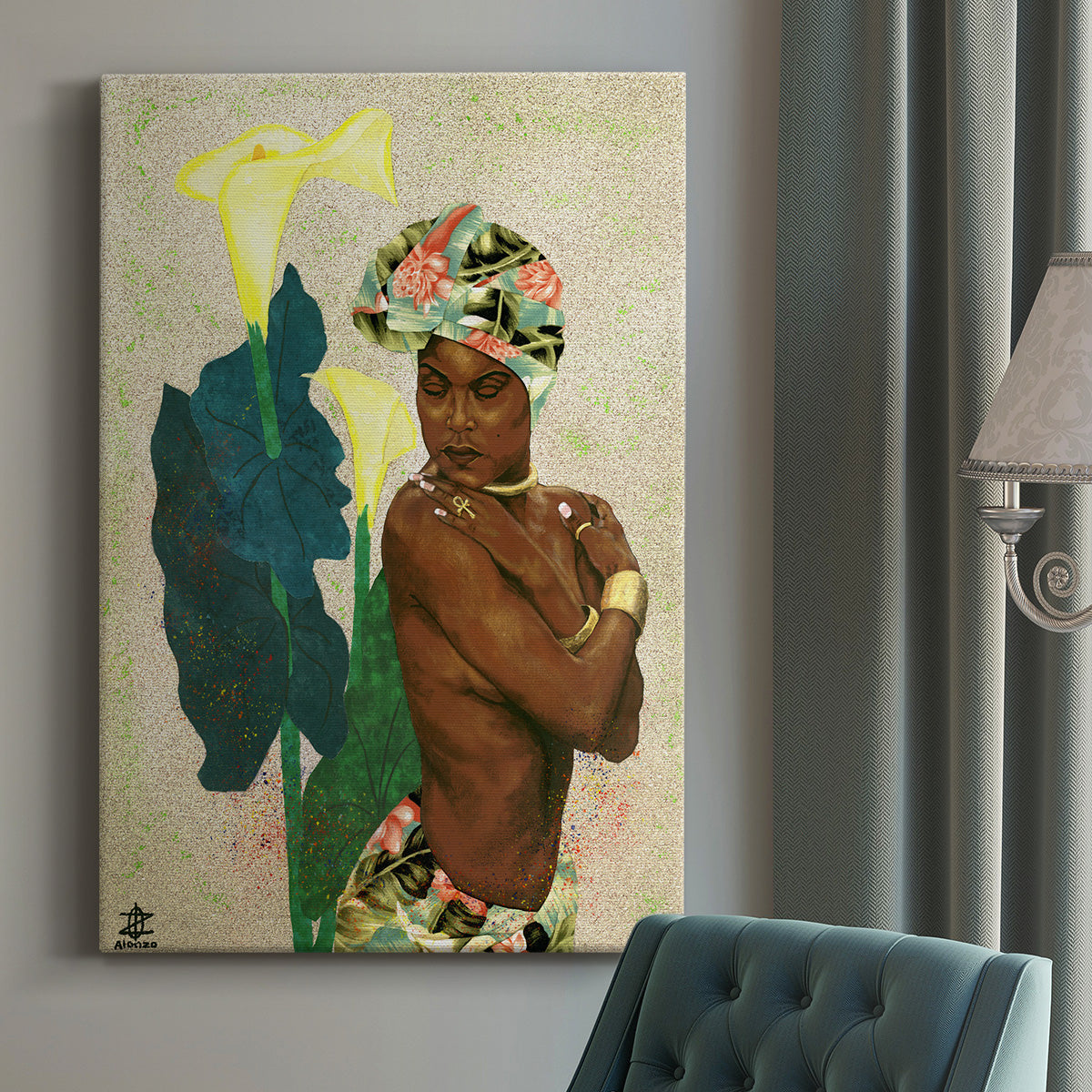 Woman Strong II Premium Gallery Wrapped Canvas - Ready to Hang