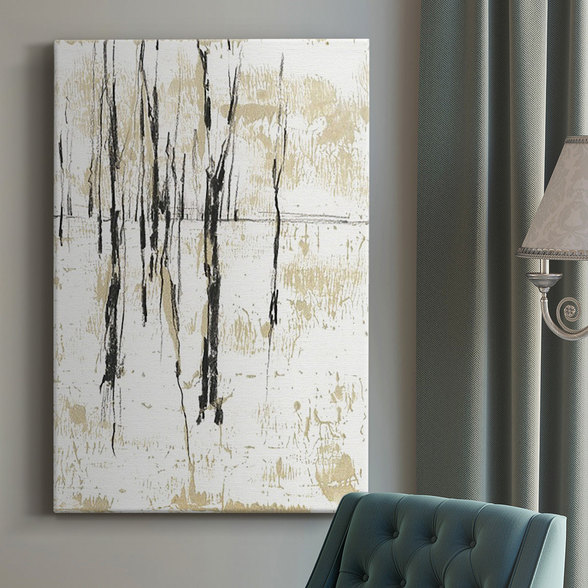 Gilded Forest I Premium Gallery Wrapped Canvas - Ready to Hang