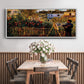Monet Painting in His Garden in Argenteuil - Floater Framed Canvas Print