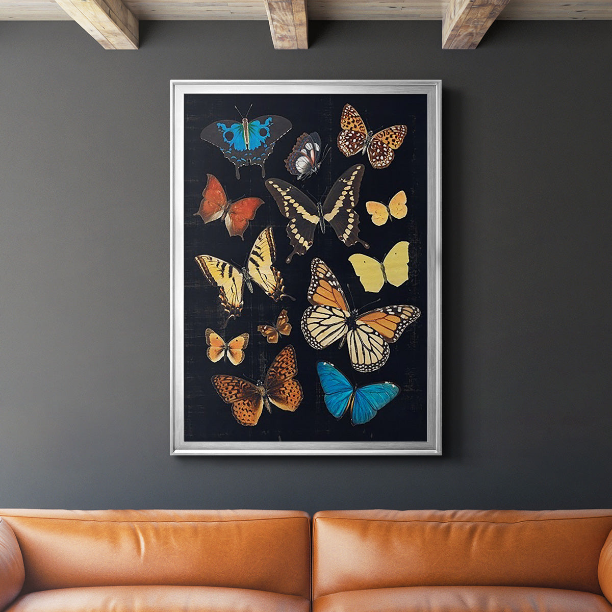 Collected Flutter IV - Modern Framed Canvas Print