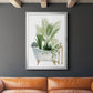 Plant Bath I - Modern Framed Canvas Print