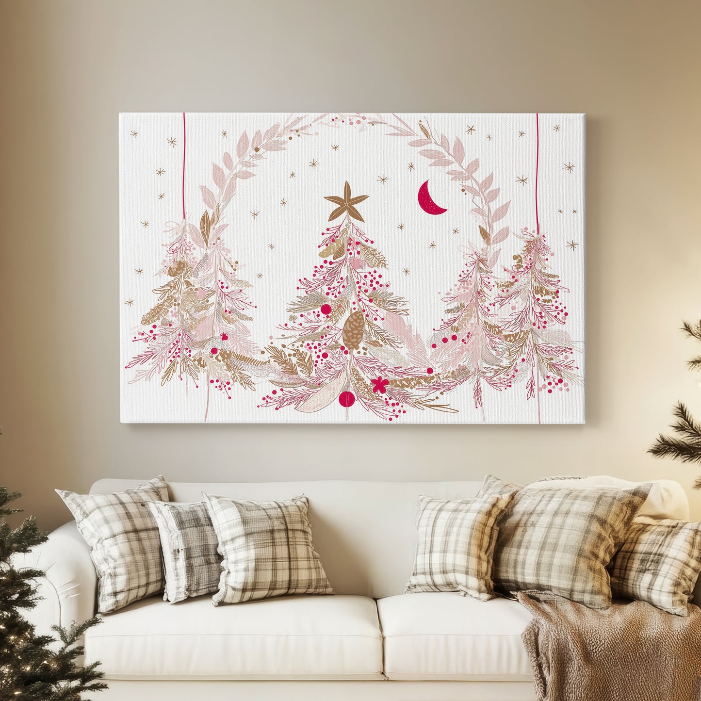 Snowwhite Midwinter at Dusk - Canvas Art Print