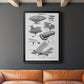 Industrial Flight - Modern Framed Canvas Print