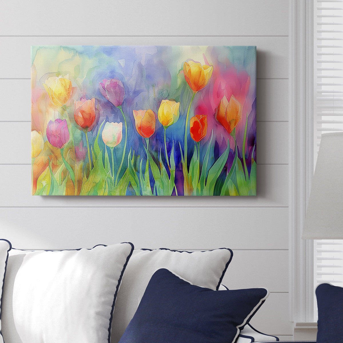 Floral Watercolor II - Canvas Art Print