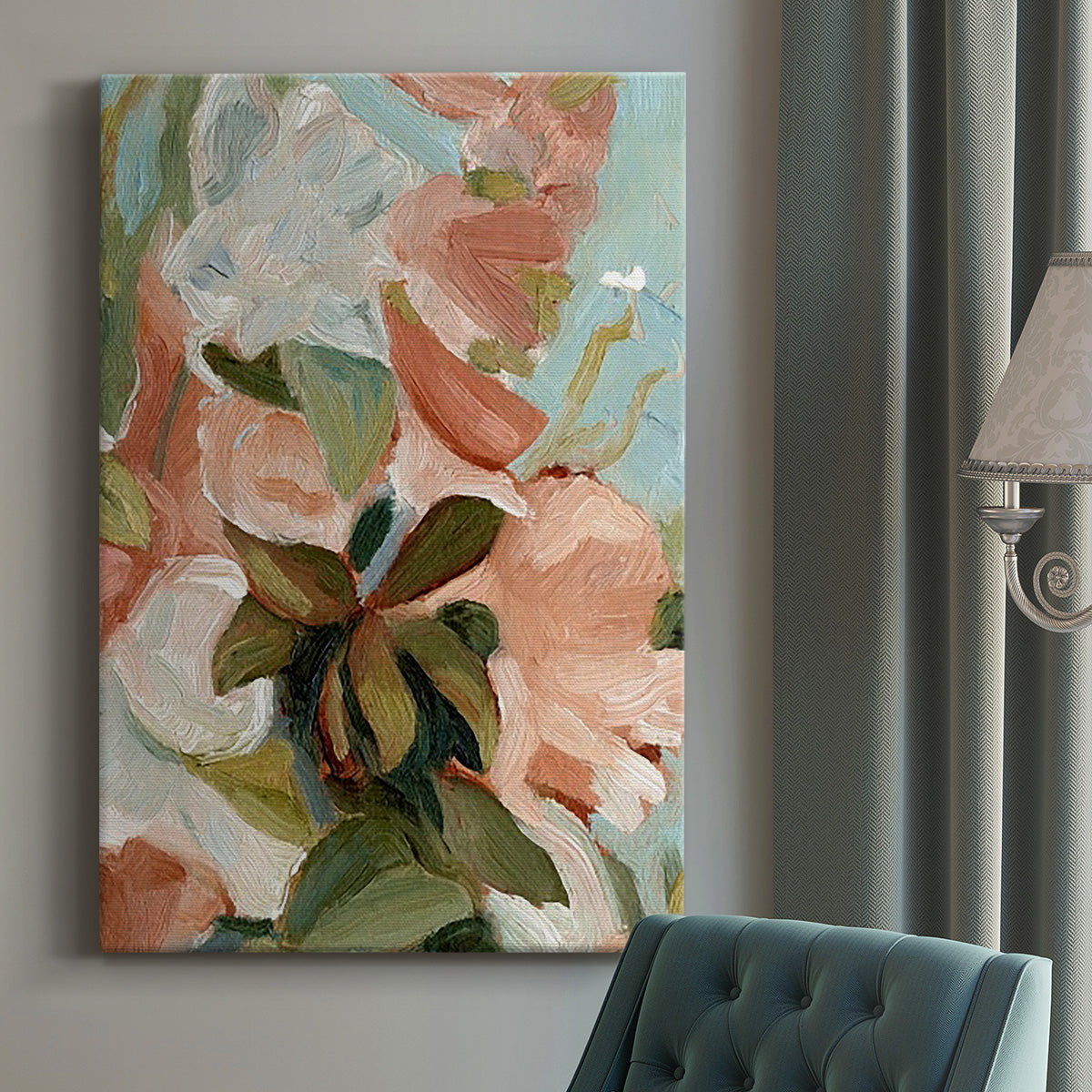 Bouquet Scatter IV - Canvas Art Print