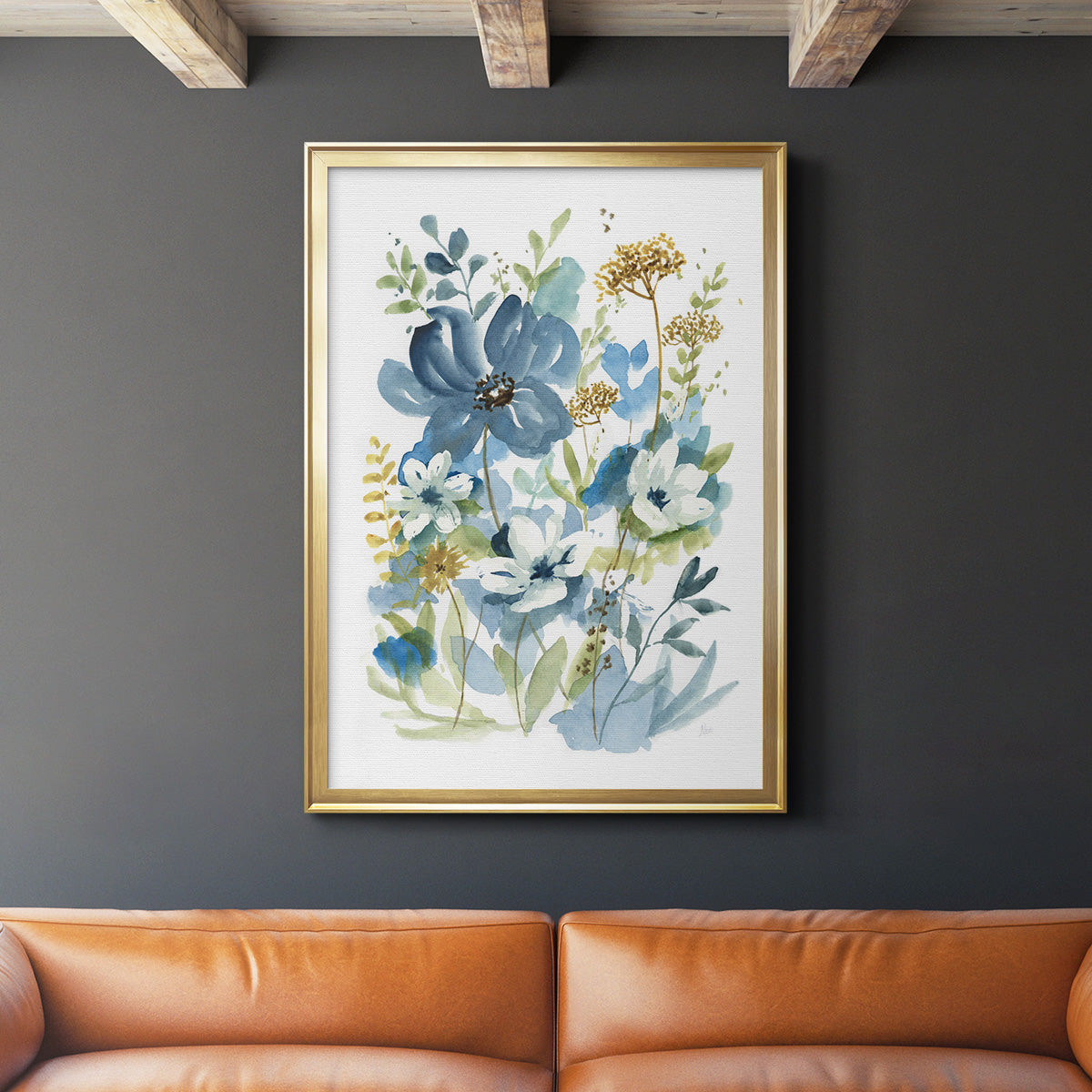 Wild Medley I - Modern Framed Canvas Print