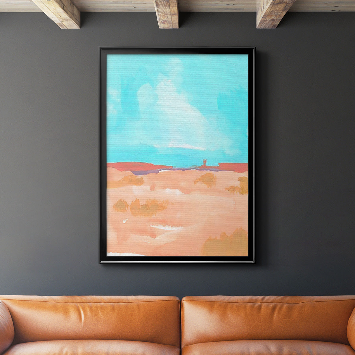 Wide Open Spaces II - Modern Framed Canvas Print