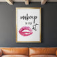 Makeup is My Art - Modern Framed Canvas Print