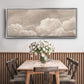 Painted Clouds I - Floater Framed Canvas Print