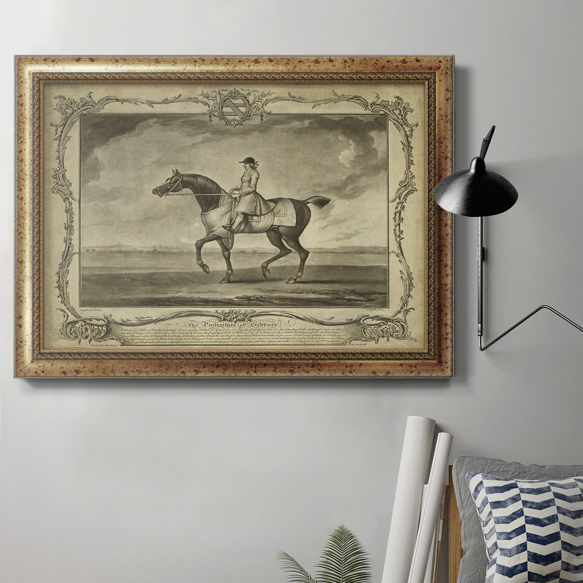 Distinguished Horses II Premium Framed Canvas- Ready to Hang