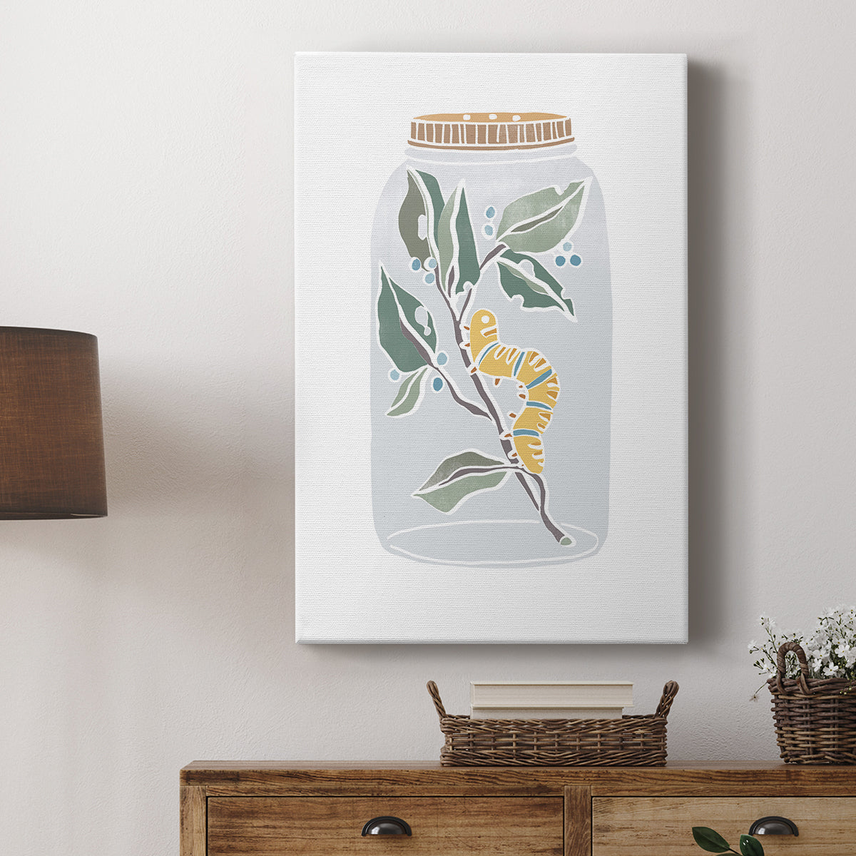 Nature Jar I - Canvas Art Print