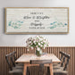 Floral Happily - Floater Framed Canvas Print
