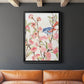 Cherry Blossom Perch II - Modern Framed Canvas Print