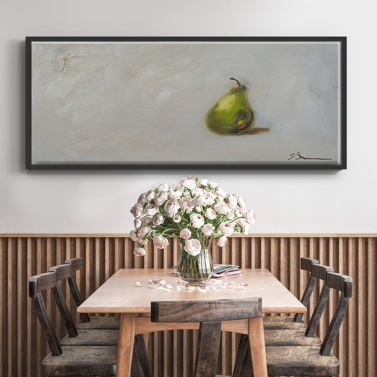 Prickless Pear - Floater Framed Canvas Print