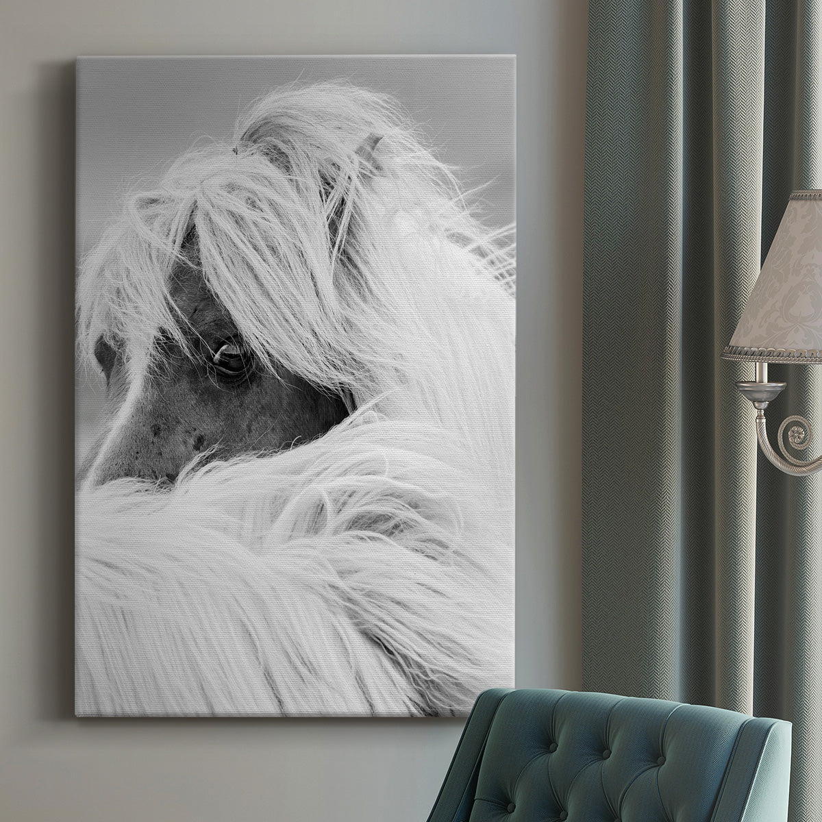 Island Pony II - Canvas Art Print