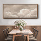 Painted Clouds I - Floater Framed Canvas Print