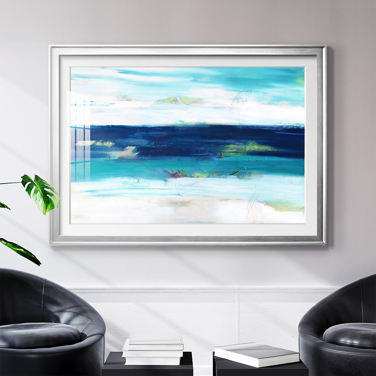 Above Us Only Sky - Modern Framed Art Print