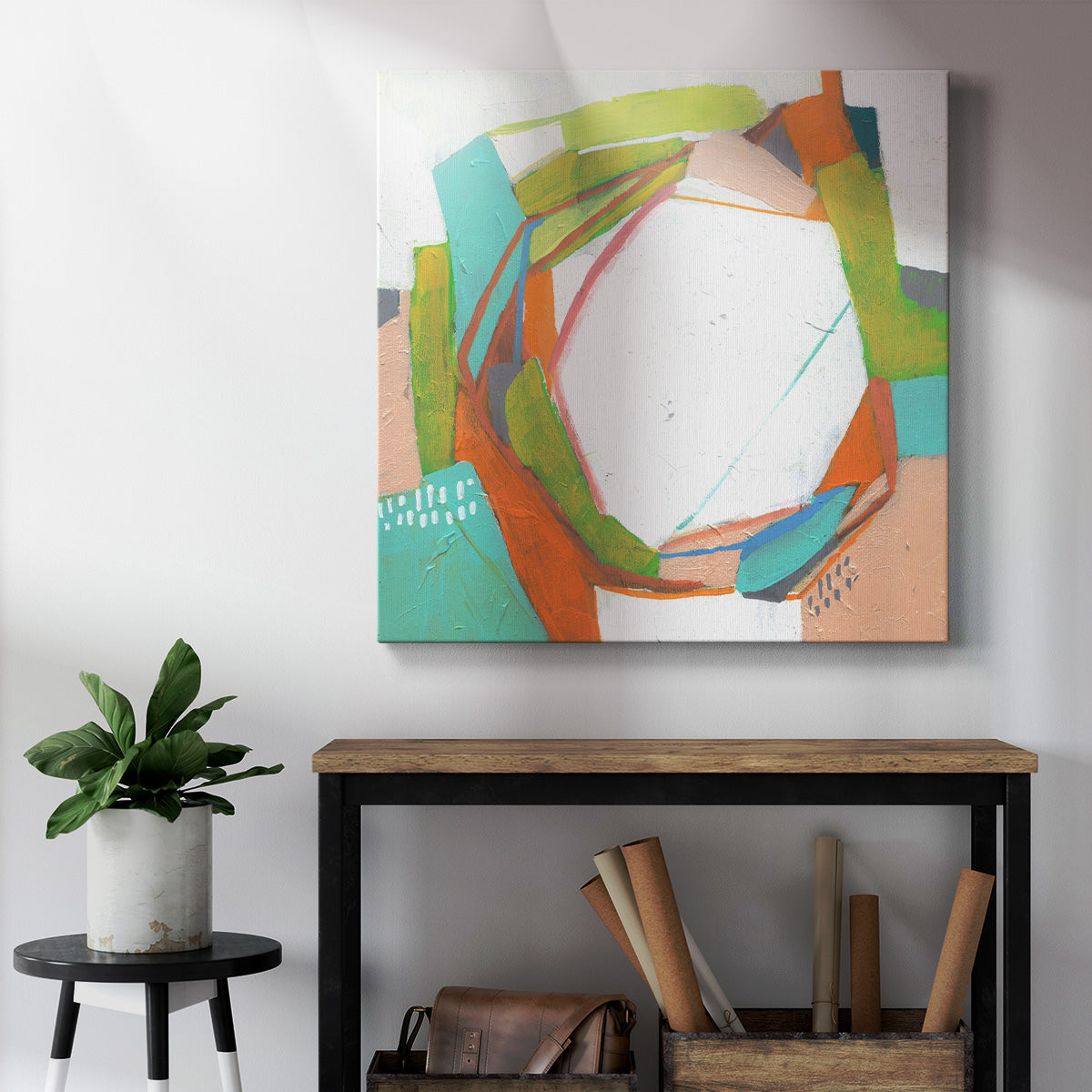 Candy Whorl II - Canvas Art Print