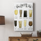 Beer Info Graphic - Canvas Art Print