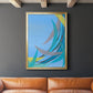 Circulating Flow II - Modern Framed Canvas Print