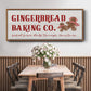 Gingerbread Baking Co - Floater Framed Canvas Print