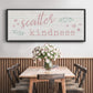 Scatter Kindness - Floater Framed Canvas Print