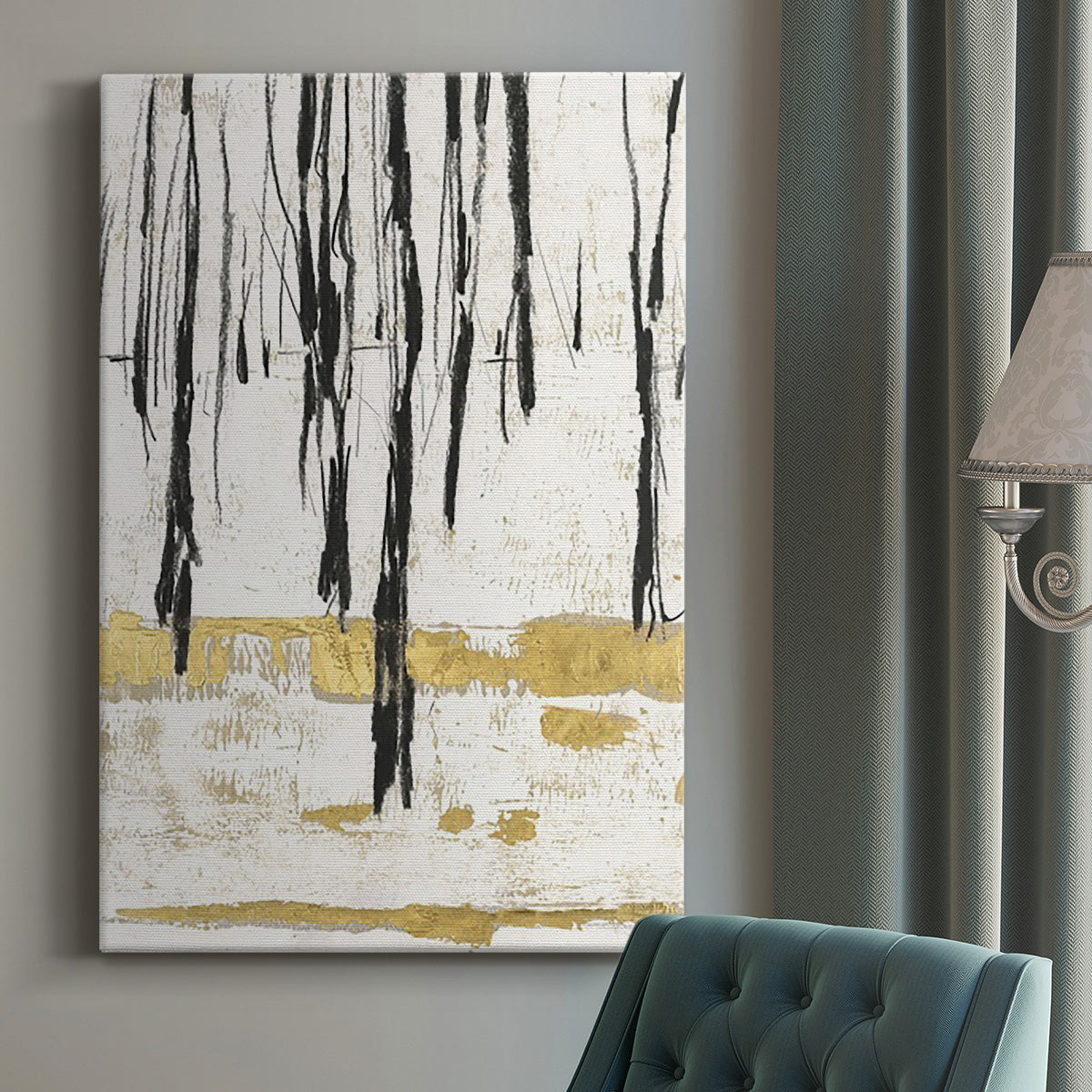 Gilded Winter II Premium Gallery Wrapped Canvas - Ready to Hang