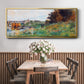 The Banks of the Seine at the Argenteuil Bridge, 1874 - Floater Framed Canvas Print