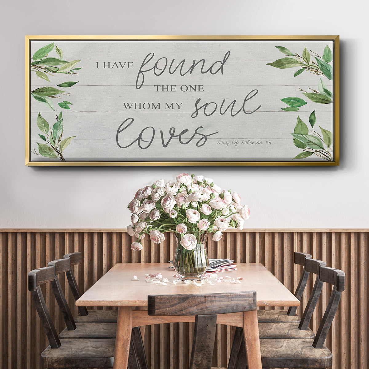 Soul Loves - Floater Framed Canvas Print