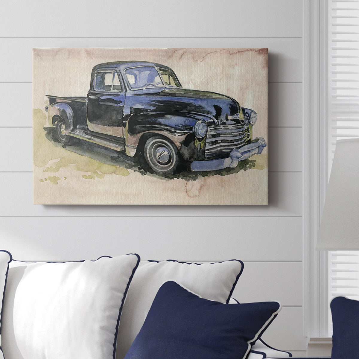 Antique Pickup II - Canvas Art Print