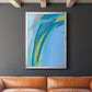 Circulating Flow III - Modern Framed Canvas Print
