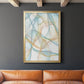 Curves and Waves III - Modern Framed Canvas Print