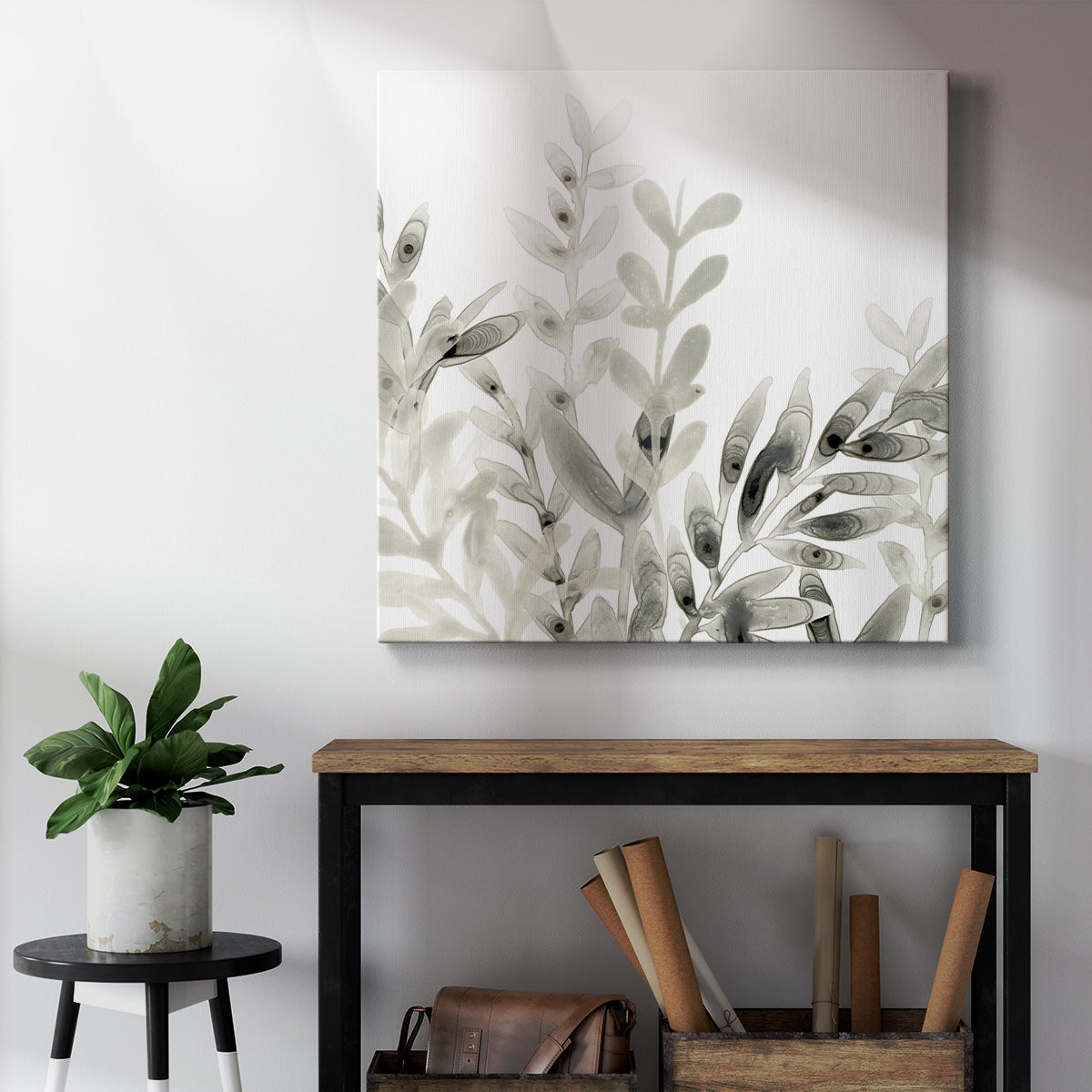 Watermark Foliage I-Premium Gallery Wrapped Canvas - Ready to Hang