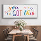 Rainbow Got This - Floater Framed Canvas Print