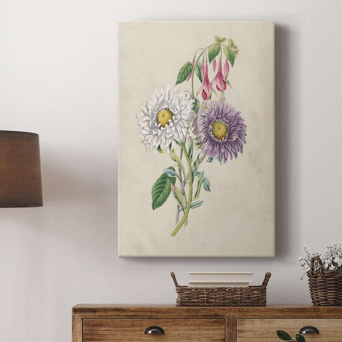 Antique Garden Bouquet III - Canvas Art Print
