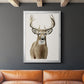 Handsome Whitetail II - Modern Framed Canvas Print