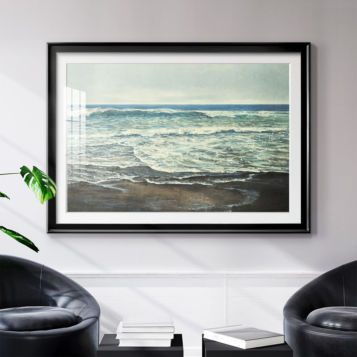 Coastal Reflection - Modern Framed Art Print