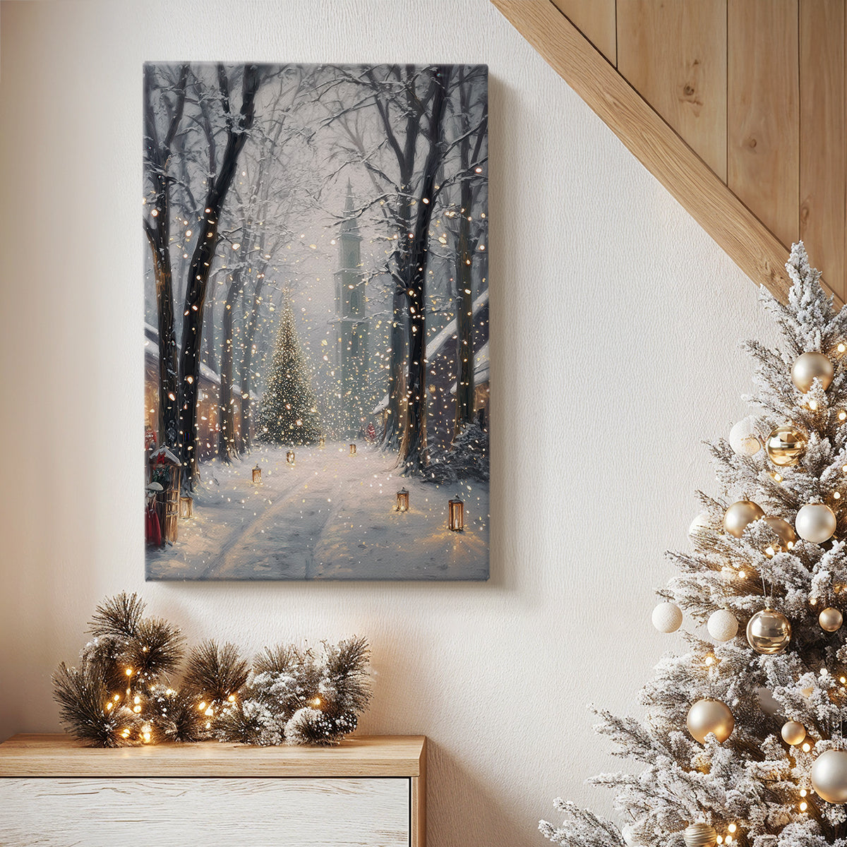 Chalk Serenade - Canvas Art Print