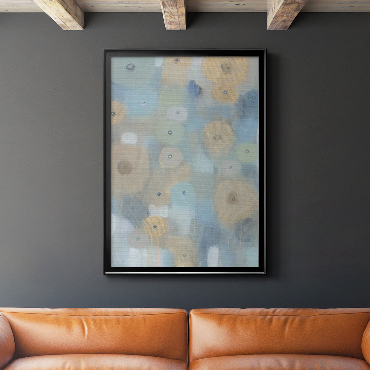 Spinning Wheels II - Modern Framed Canvas Print