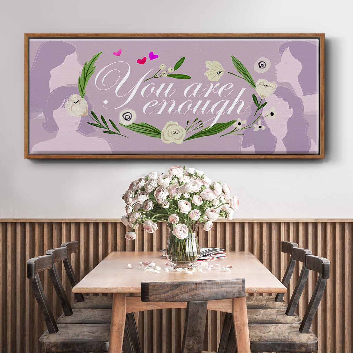 Happy Galentine's Day Collection D - Floater Framed Canvas Print