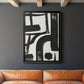 Inkwell Intersect I - Modern Framed Canvas Print