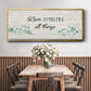 Floral Love - Floater Framed Canvas Print