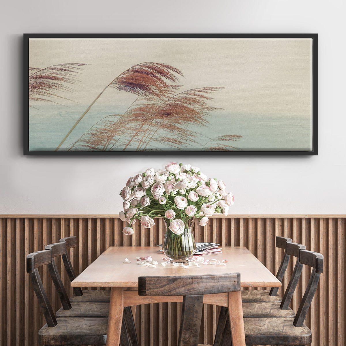 Windy I - Floater Framed Canvas Print
